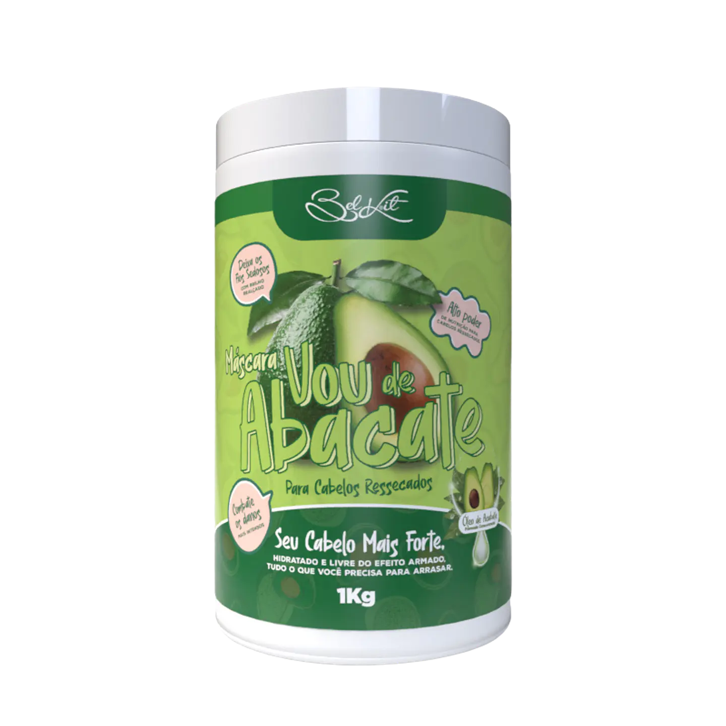 Máscara Capilar Vou Avacate 1 Kg – Hidratación profunda con palta