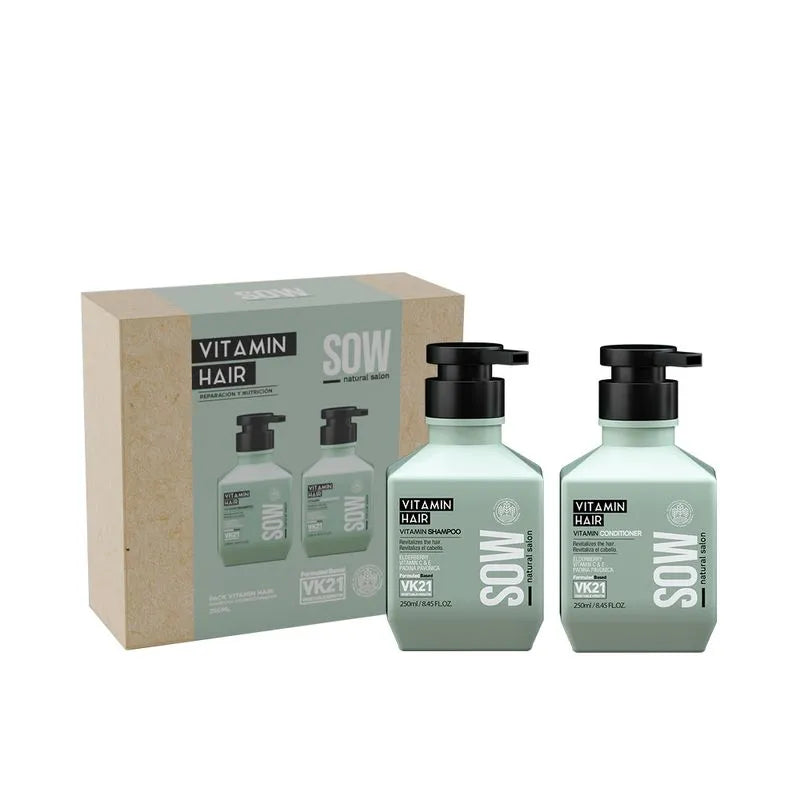 Pack Sow Vitamin Hair Shampoo + Acondicionador 250ml