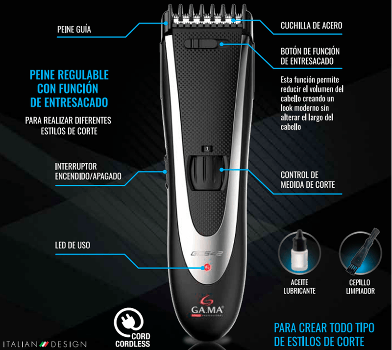 Corta Pelo Clipper + Trimmer Gcs544