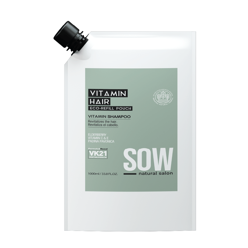 Vitamin Hair Shampoo 1000 ml sow Refil