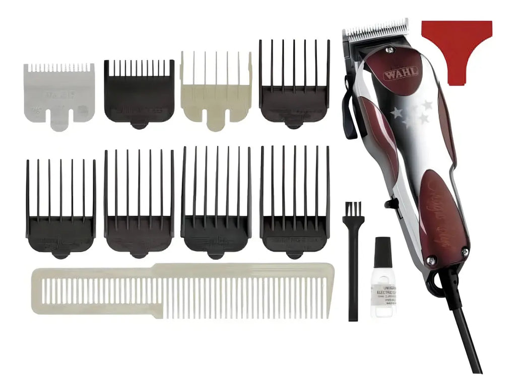Wahl Plaqueta e mola Magiclip Rojo y Plata