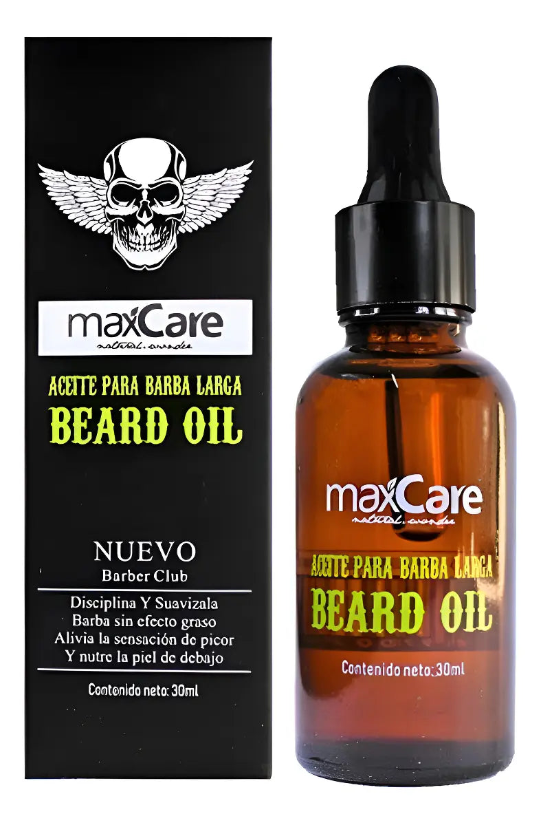 Aceite Para Barba Larga Maxcare® Beard Oil 30ml