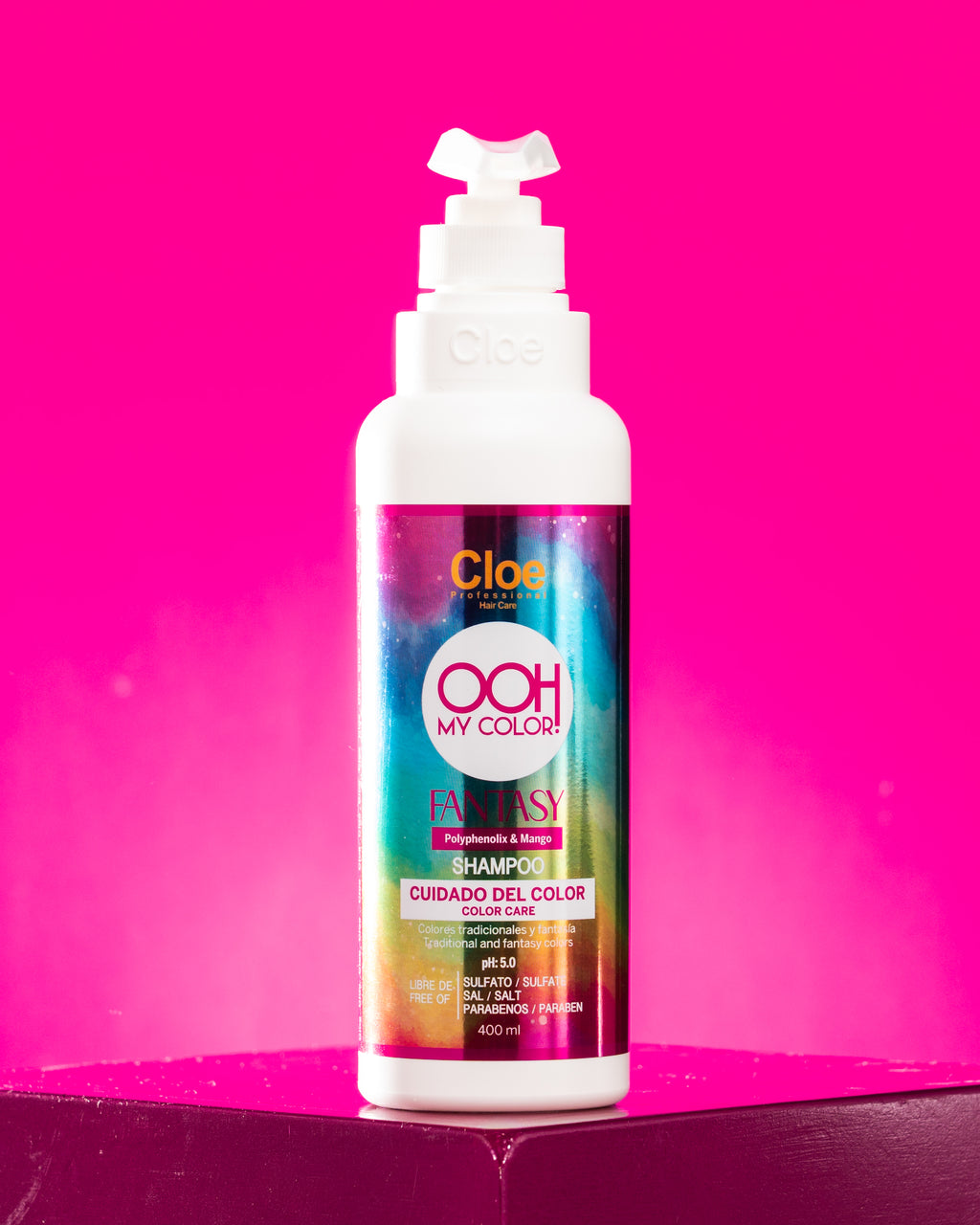 Shampoo Cloe Ooh My Color Fantasy 400ml Protege Color Brillo Suavidad Antioxidante