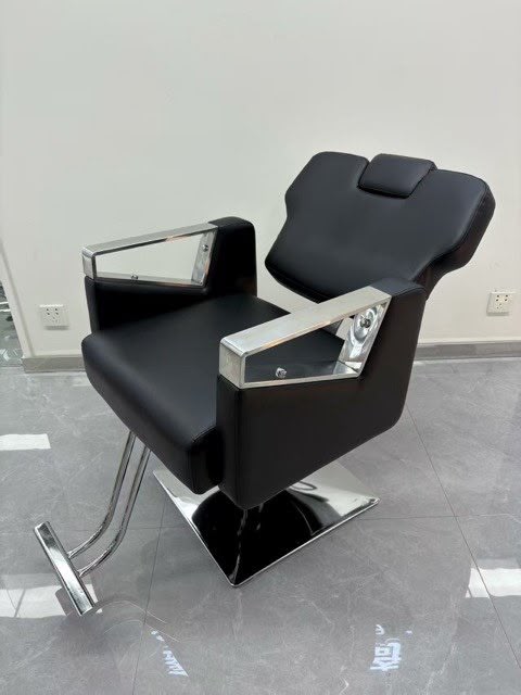 Sillon Barberia Reclinable Negro