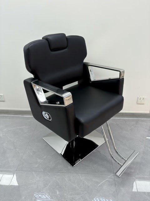 Sillon Barberia Reclinable Negro