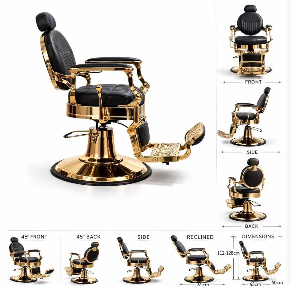 Sillon Barbero Grande color oro