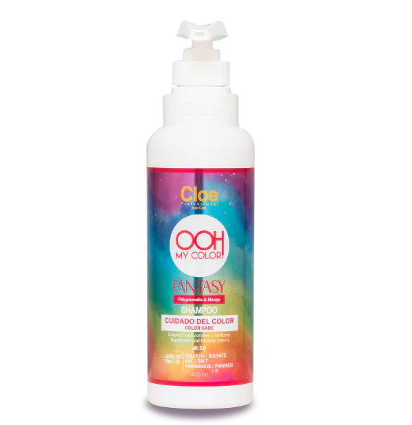 Shampoo Cloe Ooh My Color Fantasy 400ml Protege Color Brillo Suavidad Antioxidante