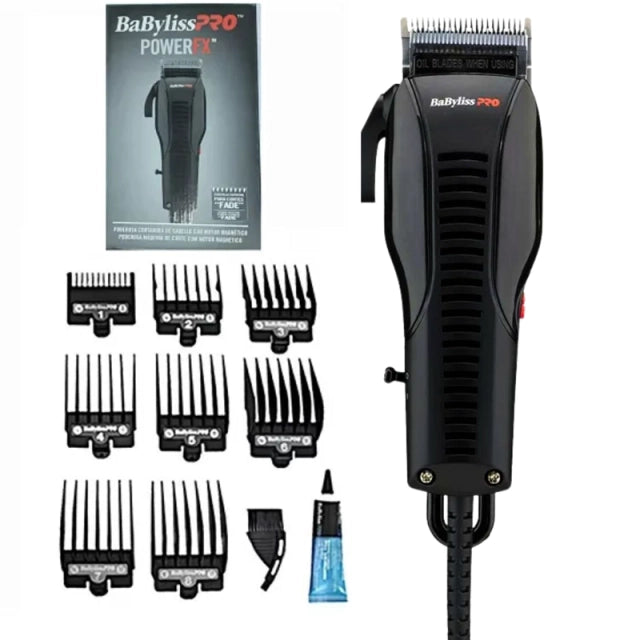 MAQUINA DE CORTE BABYLISS PROFESIONAL POWER FX BLACK CUCHILLA FADE