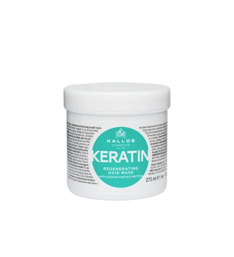Kallos Máscara Capilar Keratin | Reconstrucción Profunda para Cabello Dañado 500