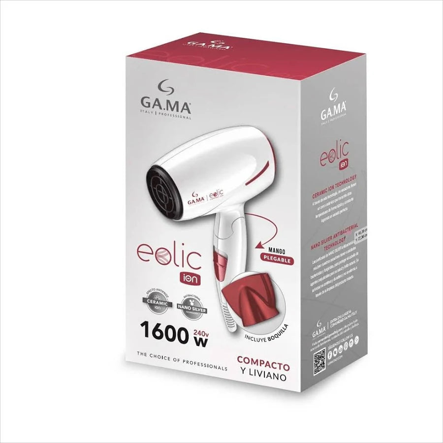 Secador de Pelo 1600W Eolic Ceramic Ion