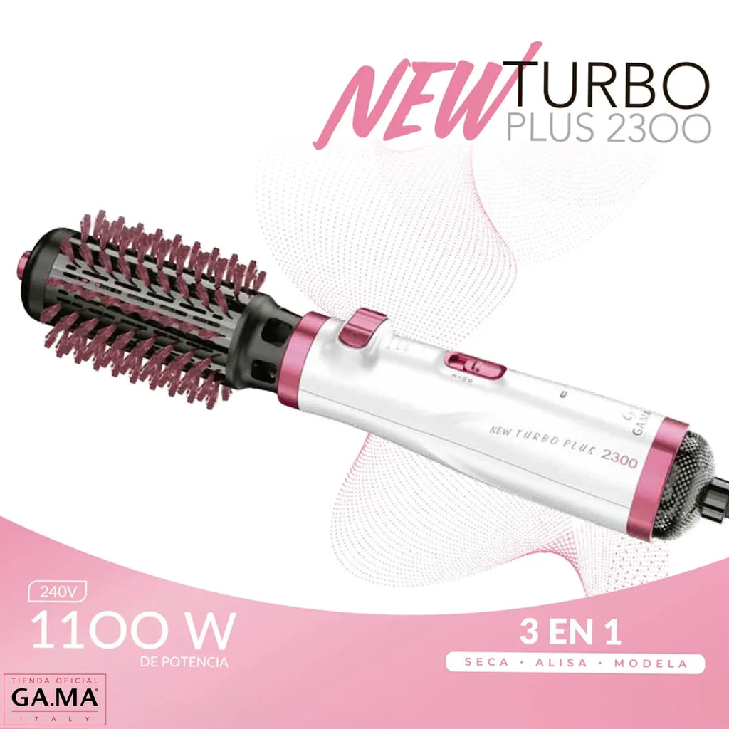 Cepillo Modelador Gama Styler 3 en 1 New Turbo 2300