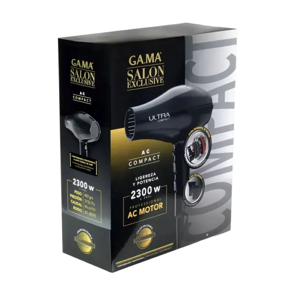 Secador De Pelo Prof Salon Exclusive Tourmaline AC ULTRA Compact Gama 2300W