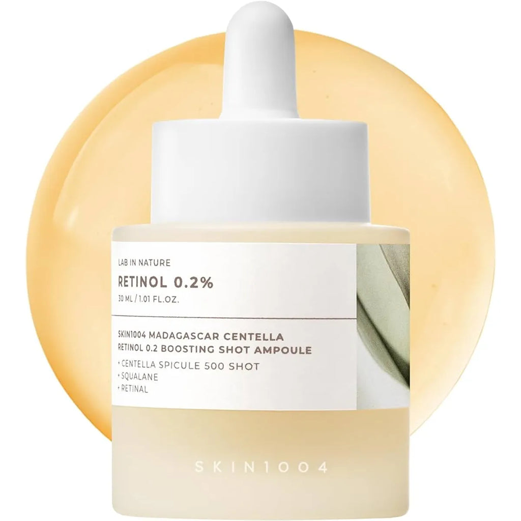 Serum antiedad con centella asiática y microagujas 02% retinol SKIN1004
