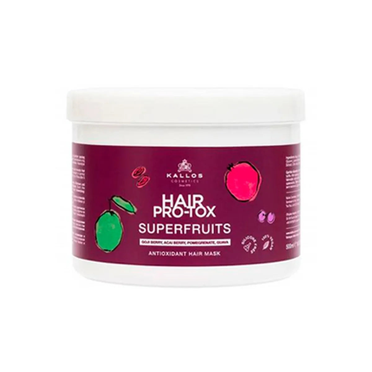 KALLOS - SUPERFRUITS Hair Mask 500ml